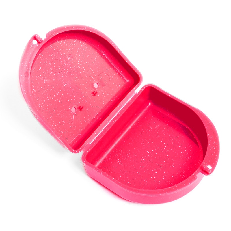 Mouth Guard, Case, Basic, Pink